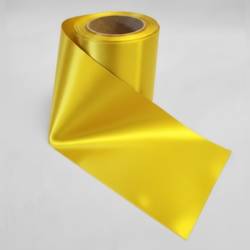 (F57) Gul Softpoly Satinbånd