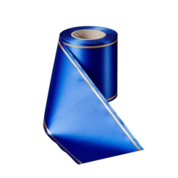 F25 Blue / Enzianblau / Mørkeblå - guldstreg