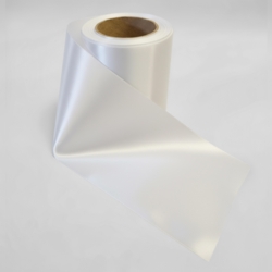 (F01) Hvid Softpoly Satinbånd