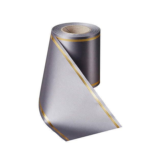 F23 Darkgrey / Mørkegrå / Anthra - guldstreg